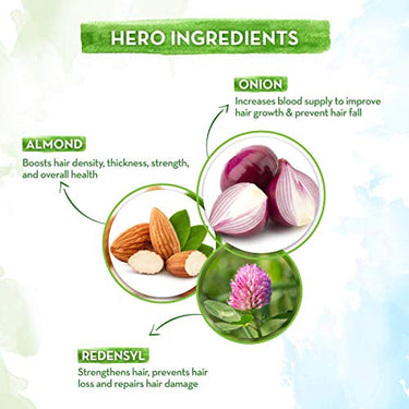 Mamaearth Onion Hair Oil for hair growth with Onion & Redensyl for Hair Fall Control - 250ml